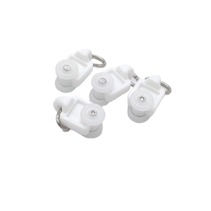 מסלול וילון מסלול מנשא רולר מדריך אבזרי וו שקט מסלול גלגלת כדור - Product Image 1