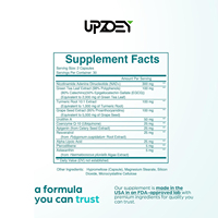 Supplément NAD de marque privée extra fort au thé vert + astaxanthine resvératrol, CoQ10, acide alpha-lipoïque pour femmes et hommes