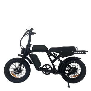 Usine OEM dame hommes vintage ebike 48v/52V pleine suspension vitesse rapide rétro moto électrique e-bike vélo vélo électrique - Product Image 4