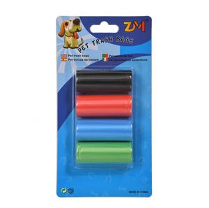 สินค้าขายดีในสต็อก คุณภาพสูง หลายสี ไม่มีกลิ่น บรรจุภัณฑ์แบบติดการ์ด สำหรับถุงเก็บมูลสัตว์เลี้ยง - Product Image 2