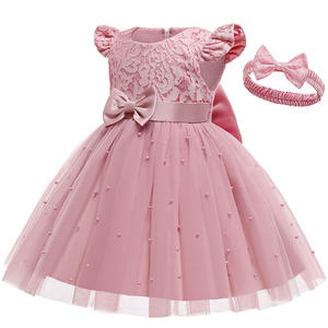 Vestidos de Niña para Fiesta de Cumpleaños 2022, Vestidos de Perlas para Bebés y Niñas, Vestidos de Gala Infantiles - Product Image 6