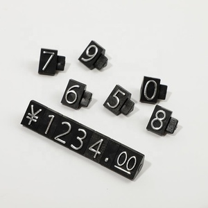 Decorazione all'ingrosso gioielli orologi negozi Display prezzi in plastica trasparente dollaro dollaro gioielli cubi prezzi per gioielleria - Product Image 5