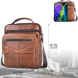 Nouveau sac de taille en cuir cool avec logo personnalisé Conception d'utilisation quotidienne étanche au bureau Type de fermeture à glissière - Product Image 3