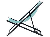 Chaise longue de plage pliante en aluminium portable pour l'extérieur