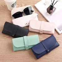 Étuis à lunettes et boîtes à lunettes en cuir PU à logo personnalisé Sacs d'emballage de mode pour lunettes et sacs à lunettes et étuis à lunettes
