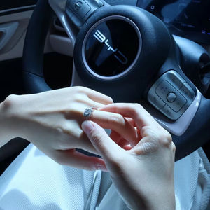 Aivenchy anello da <span class=keywords><strong>donna</strong></span> con diamanti coltivati da laboratorio in <span class=keywords><strong>argento</strong></span> Sterling S925 anello da dito in rodio da <span class=keywords><strong>donna</strong></span> in Moissanite - Product Image 6