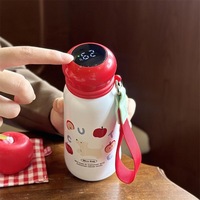 Gobelet isotherme pour enfants en acier inoxydable de 350 ml avec affichage de la température, tasse de voyage pour l'école, conservation de la chaleur pendant 12 à 24 heures