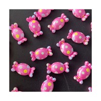 Breloques en résine Kawaii de 25 mm, cabochons en résine pour loisirs créatifs, breloques pour slime, miniatures alimentaires pour maisons de poupées