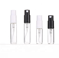Usine 2ml Baïonnette Verre Vide Testeur D'échantillon Mini Vaporisateur Parfum Flacon De Parfum Bouteilles avec Pulvérisateur