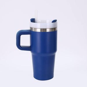 14oz <b>Kids</b> Stainless Steel Straw Tumbler with Handle Insulated Vacuum Travel Cup Outdoor - Product Image 5