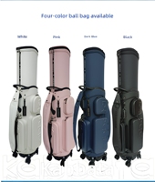 Valise de voyage de golf à 4 roues, résistante à l'eau, extensible, en PU + PC sans solvant, avec plusieurs compartiments, grande capacité de rangement