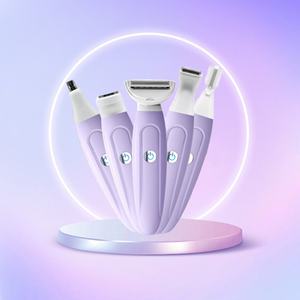 Mini étanche 5-en-1 électrique dame rasoir pour femmes indolore épilation visage Bikini corps zones femmes épilateur ménage - Product Image 1