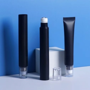 D19mm <b>Plastic</b> Black Empty Cosmetic <b>Tube</b> With 3Ball Massage Head Cap 5layers For Eyes Cream <b>Tube</b> Packaging - Product Image 6