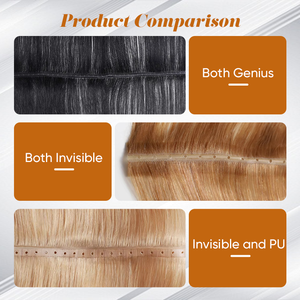 Extensions <span class=keywords><strong>de</strong></span> cheveux humains vierges russes <span class=keywords><strong>de</strong></span> qualité salon, trame papillon, micro-<span class=keywords><strong>perles</strong></span> invisibles, trame double tirée - Product Image 4