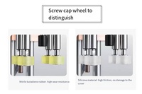 Machine de capsulage semi-automatique certifiée CE, capsuleuse de bouteilles haute précision pour l'emballage de cosmétiques, aliments et boissons, avec moteur intégré