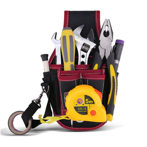 Fashion Electricians <strong>Mini</strong> <strong>Tool</strong> Bag10-Pocket Organizer Pouch Durable Waist <strong>Bag</strong> for <strong>Tools</strong> Adjustable Waist Strap <strong>Tool</strong> Pouch - Product Image 5