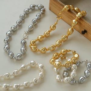 ลูกปัดมุกเทียมเกรดหนึ่งสไตล์บาร็อคขนาดใหญ่รูปทรงแปลกลูกปัดหลวมๆขายส่งการผลิต - Product Image 1