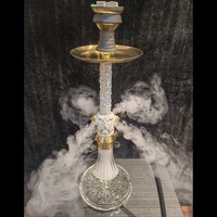 Chicha Complète en Résine avec Aigle Sculpté, Nouveau Design, Hauteur 60 cm, Disponible en Divers Coloris pour Vente en Gros