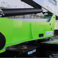 Plate-forme élévatrice à flèche télescopique pour hommes, à hauteur réglable, à bras droit diesel