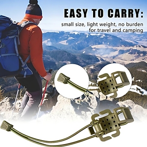 Clip d'équipement tactique-Attache polyvalente pour couper le matériel dans le sac à dos Utilisé pour tenir les lampes de poche, le garrot, les bâtons de marche - Product Image 6