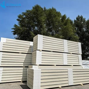 แผ่นฉนวนสำเร็จรูป <span class=keywords><strong>PU</strong></span> PIR EPS สำหรับห้องเย็น แผ่นผนังและห<span class=keywords><strong>ล</strong></span>ังคาสำเร็จรูป 3 <span class=keywords><strong>เม</strong></span>ตร สำหรับอาคารห้องเย็น ฉนวนกันความร้อน - Product Image 1