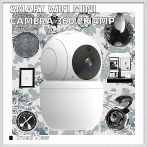 ODM กล้อง CCTV ไร้สาย Wi-Fi ในร่ม, กล้องรักษาความปลอดภัยบ้านอัจฉริยะ120 2K 4MP การ์ดความจำมองกลางคืนและคลาวด์ - Product Image 2