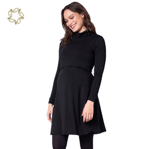 Robes de maternité en bambou biologique Pyjama de nuit en jersey durable pour femmes enceintes - Product Image 2