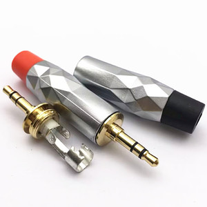 Conector de Audio de 3.5mm con Doble Enchufe, Chapado en Oro, Blindado con Cobre TRS para Cables de Radiofrecuencia DIY - Product Image 1
