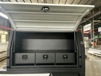 Auvent en aluminium pour pick-up avec barres de toit et tiroir latéral pour Ford Ranger Toyota Hilux Double Cabine