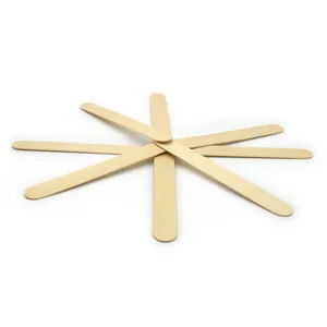 Food-Contact Grade Disposable High Quality Hygienic 100% Natural Birch Wood Stick Wooden Skewer Wooden Tongue Depressor
