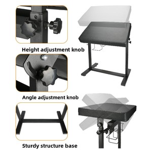 ที่วาง<span class=keywords><strong>มือ</strong></span>สักลายอเนกประสงค์ ปรับระดับได้ แผ่นรองขนาดใหญ่พิเศษ <span class=keywords><strong>เสริม</strong></span>โครงโลหะ พับเก็บได้ ปรับความสูงได้ น้ำหนัก 7.1 กก. - Product Image 4