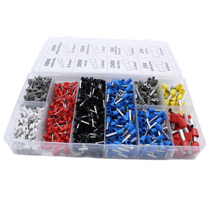 Auto Wire Cold Pressed Tubular Terminal Kit Insulated Bullet Type 1200pcs <b>Boxed</b> General Purpose - Product Image 1
