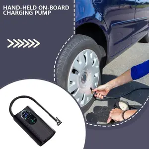 150psi Electric Automatic Rechargeable Battery 50L/min 12v Portable Digital Car Mini Tire Inflator With Pressure Gauge