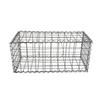 Mur de soutènement en gabion carré ondulé pour le contrôle de l'érosion avec revêtement en PVC/galvanisé