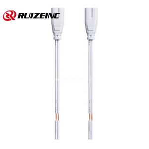 Großhandel 2-Kern 8-Wort Schwanz 0,3 Quadrat 15cm Anschluss T5 T8 LED Leuchtstoffröhre Netz kabel 8,5mm Loch abstand - Product Image 1