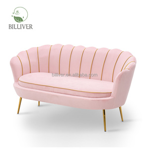 2024 nordico soggiorno a forma di fiore monoposto divano in velluto sedie a sdraio - Product Image 3