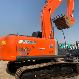 Excavatrice d'occasion Hitachi ZX240 de 24 tonnes en bon état de fonctionnement avec peu d'heures de travail - Product Image 1