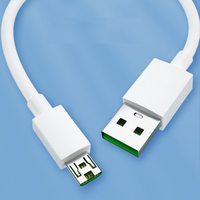 Cable Micro USB de Alta Calidad Original de PVC 4A para Carga Rápida y Transferencia de Datos para Android y Computadora 1m 1.5m 2m