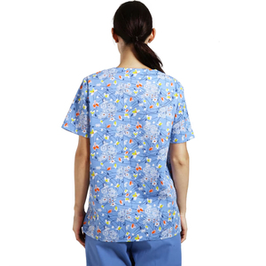 High Quality Hospital Medical Female Male Scrub <b>Sets</b> Medical <b>Doctor</b> Uniform Woven tshirt shirt shirts - Product Image 3