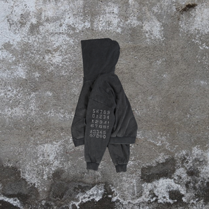 Sudadera con Capucha de Algodón Grueso de Alta Calidad de 450 g/m², Estilo Holgado con Hombros Caídos, Transpirable, de Secado Rápido, con Cierre, Color Sólido, Venta al por Mayor - Product Image 4