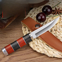 Couteau à mouton couteau à boeuf Camping chasse outils de plein air lame épaisse avec gaine en cuir et nylon