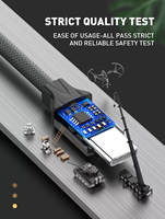 Cable de Datos LDNIO LS442 de 1m/2m, Carga y Sincronización 2 en 1, Carga Súper Rápida y Estable para Teléfono/Tipo C/Micro, Cable Android