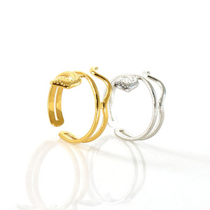 Zogxin Snake Pattern <b>Ring</b> 18K Gold Plated <b>Titanium</b> Steel Animal Design For Women Fashion Jewelry Gift - Product Image 5
