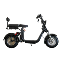 Nouvelle conception Citycoco 2000W 45-75KM/H 60-80km 1300mm Short Wheelbase Aluminum Alloy Electric Scooter 40Ah GPS Waterproof Dual