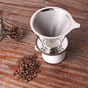 Feinmaschiges Edelstahlkegel-Kaffeefilter-Kaffees ieb zum Übergießen/Tropf brauen - Product Image 3