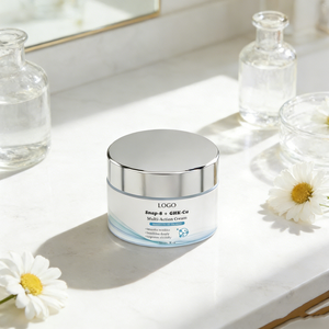 Crème cosmétique OEM au cuivre et aux peptides GHK-<span class=keywords><strong>Cu</strong></span> <span class=keywords><strong>SNAP</strong></span>-8 anti-rides, éclaircissante, réparatrice et hydratante 50ml pour tous types de peau - Product Image 2