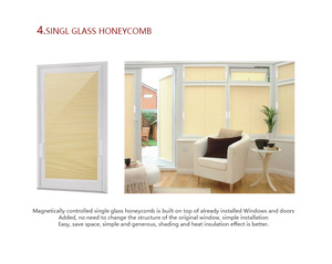 Popolare persiana a lamelle cave integrate con <span class=keywords><strong>vetri</strong></span> per ufficio e casa - Product Image 3