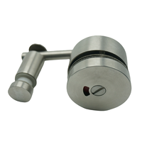 Loquet de toilette indicateur classe 1 design moderne accessoire de cloison de salle de bain en acier inoxydable pour appartement hôtel pour indiquer