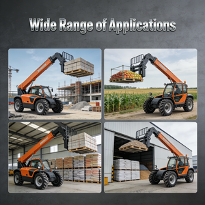 Chargeuse sur pneus télescopique robuste WSC1440, haute qualité, diesel, 4x4, pour la construction et l'industrie - Product Image 4