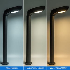 オールインワン屋外<span class=keywords><strong>LED</strong></span>ポールライト 3000K 6000K ソーラー式中庭ライト LiFePO4バッテリー IP65防水 3mポール 調光可能 ガーデン通路用 - Product Image 2
